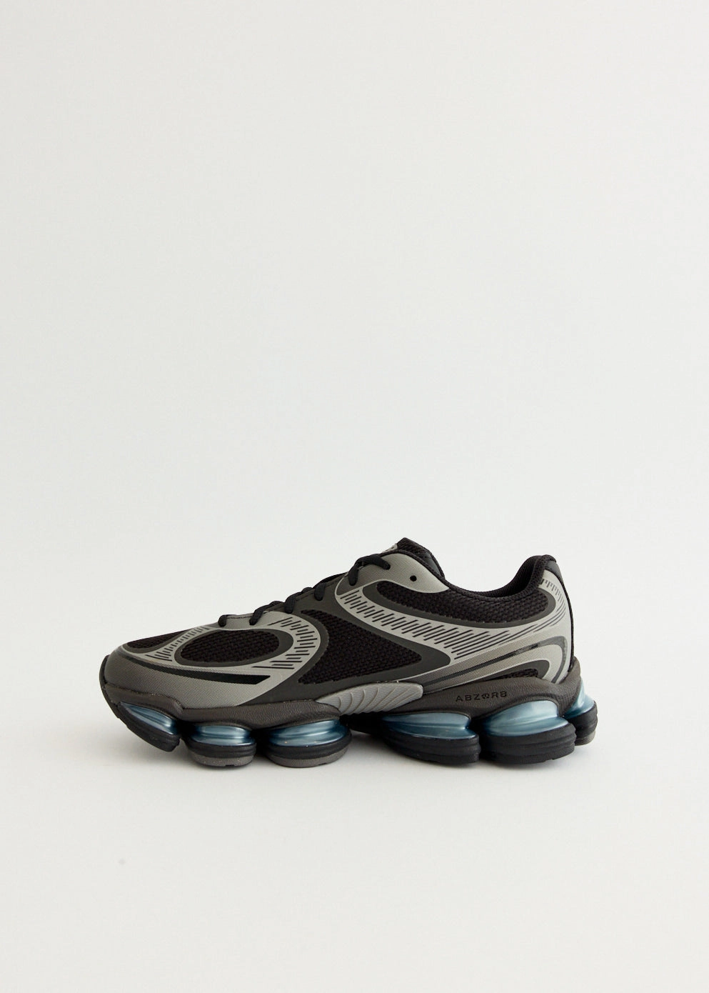 Quick Access Pocket ABZORB 2000 'Black Grey' Sneakers Soft Touch Feel