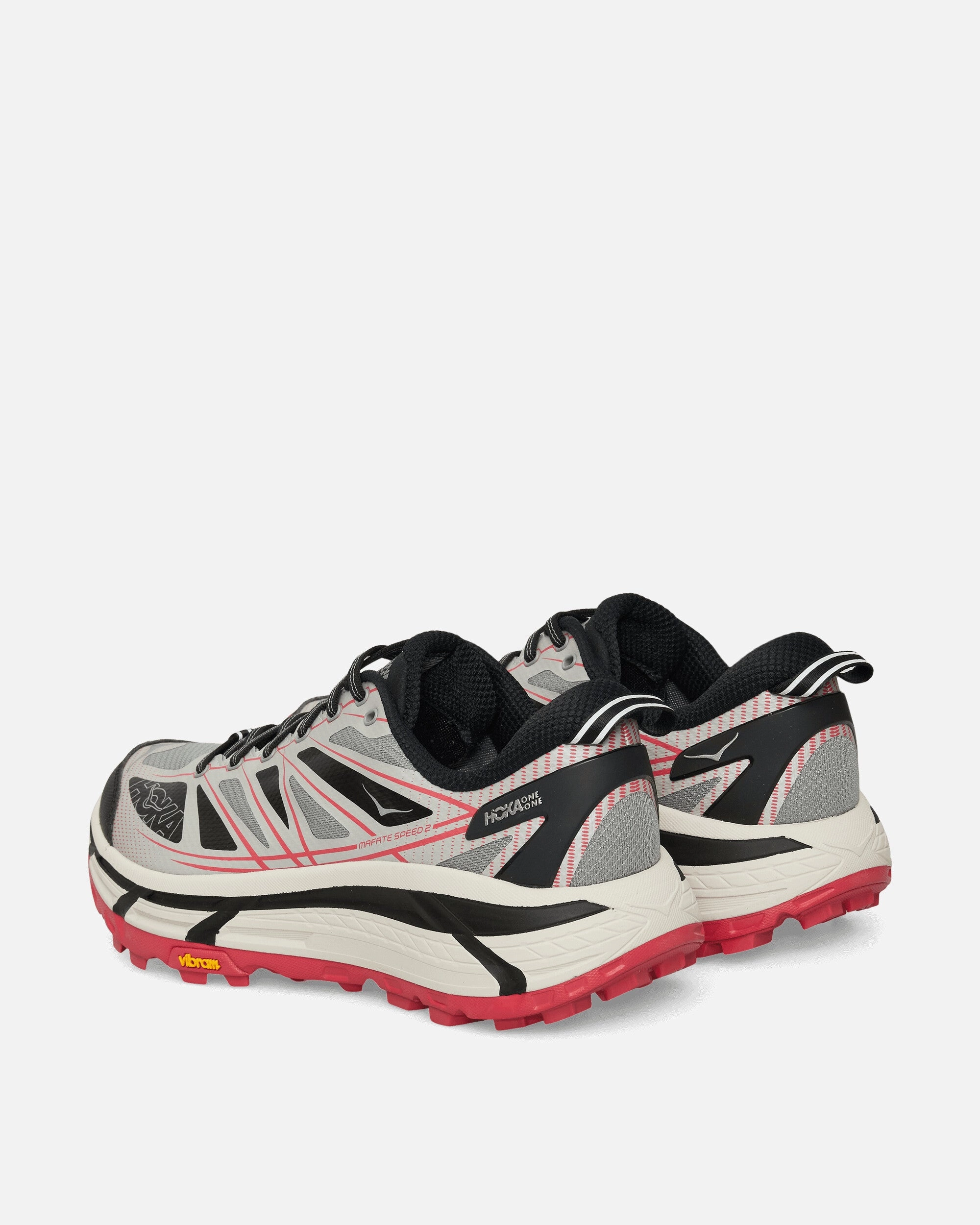 Mafate Speed 2 Sneakers Galactic Grey / Ruby Red Bold In Every Way