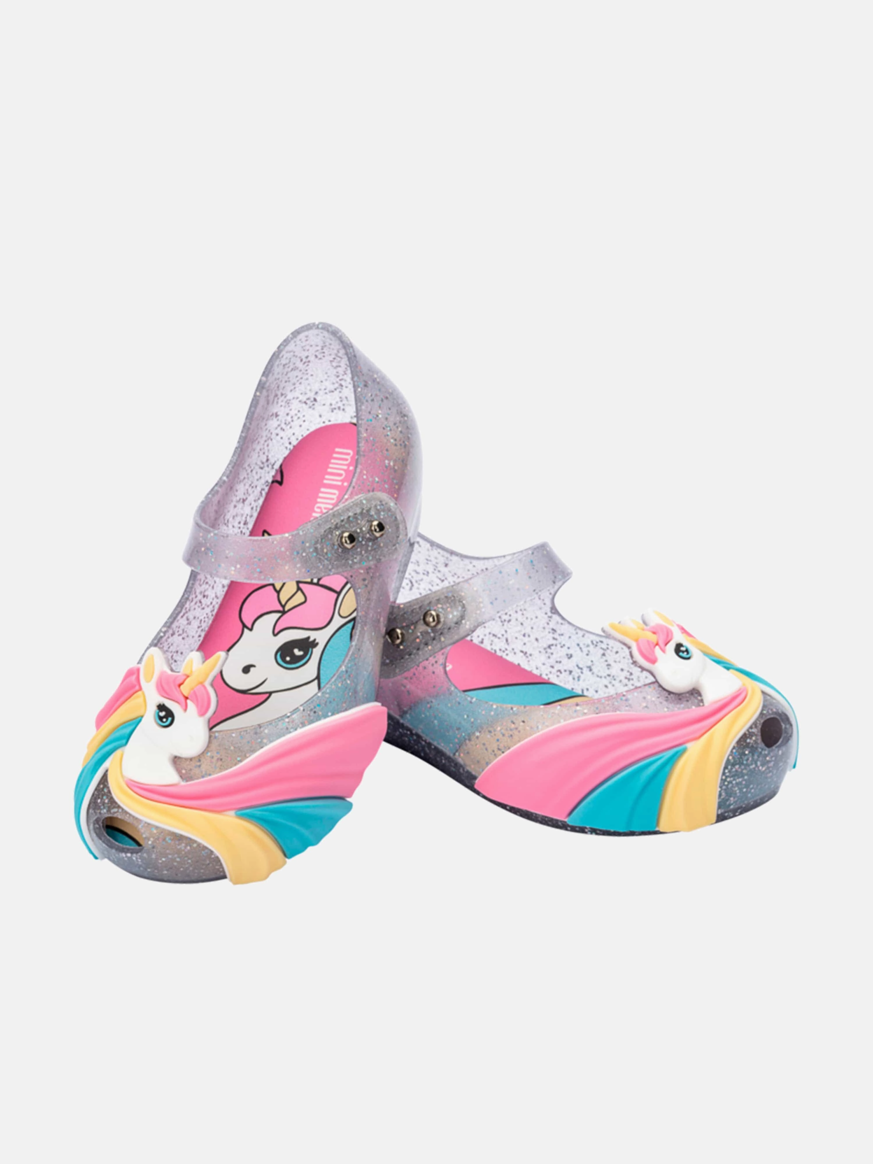 Girls Unicorn Ballerinas in Multicolour Hardware Detail, Classic Leather Briefcase