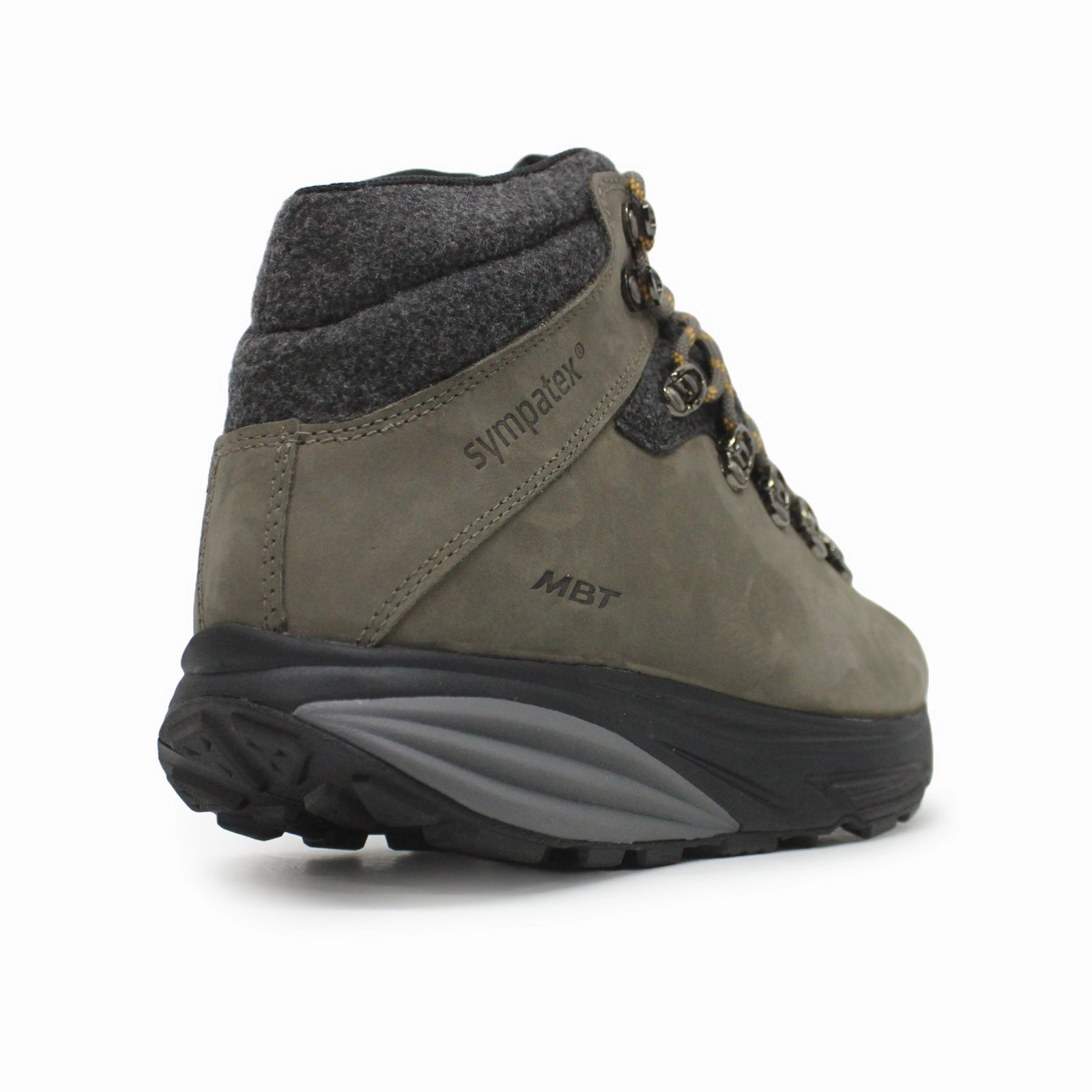 Instant Buy MBT MT Alpine Sym Nubuck Leather Women's High Top Olive Green Trainers Minimalist