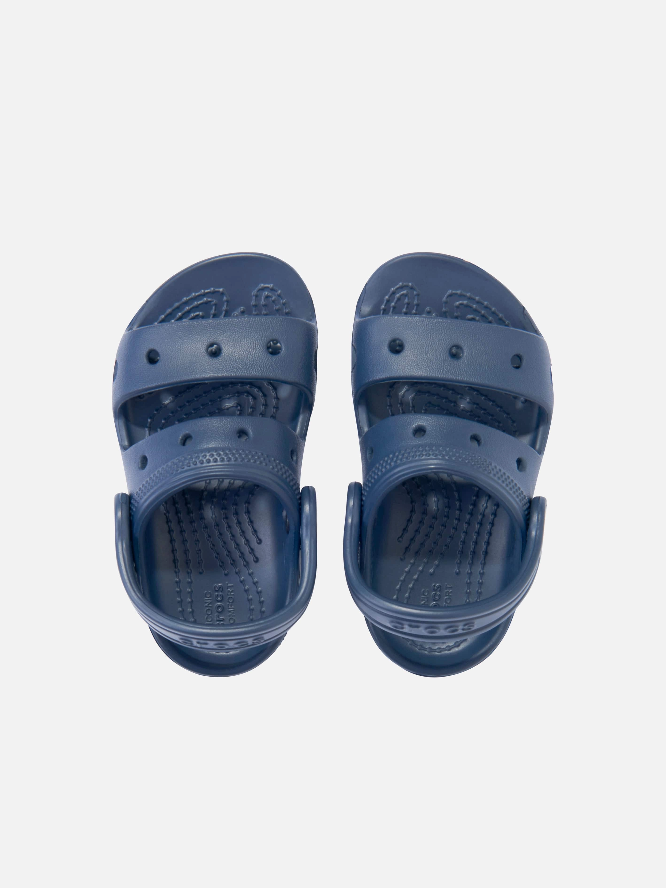 Shockproof Protection Crocs Kids Classic Crocs Sandal in Navy Drawstring Gym Bag With Shoe Pocket