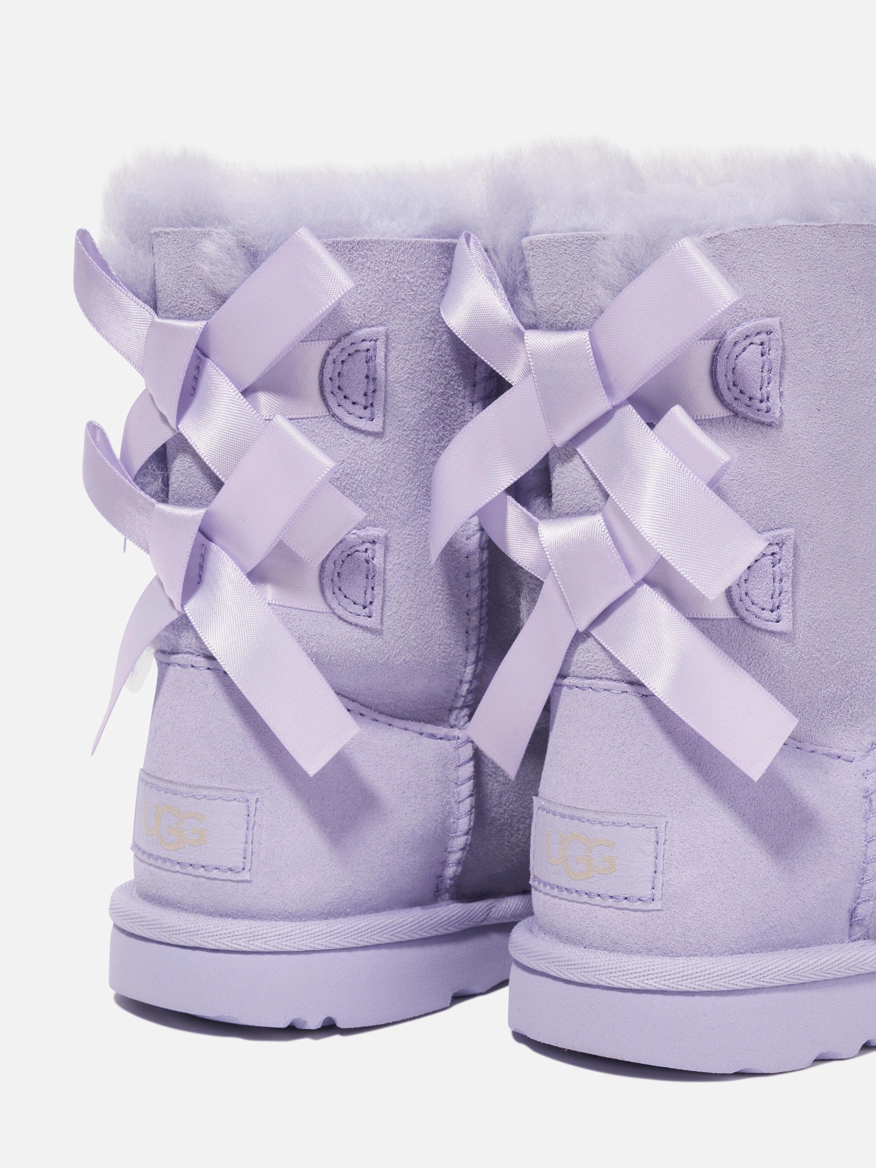 Game-Changing Tech UGG Girls Bailey Bow II Boots in Purple Built For Movement