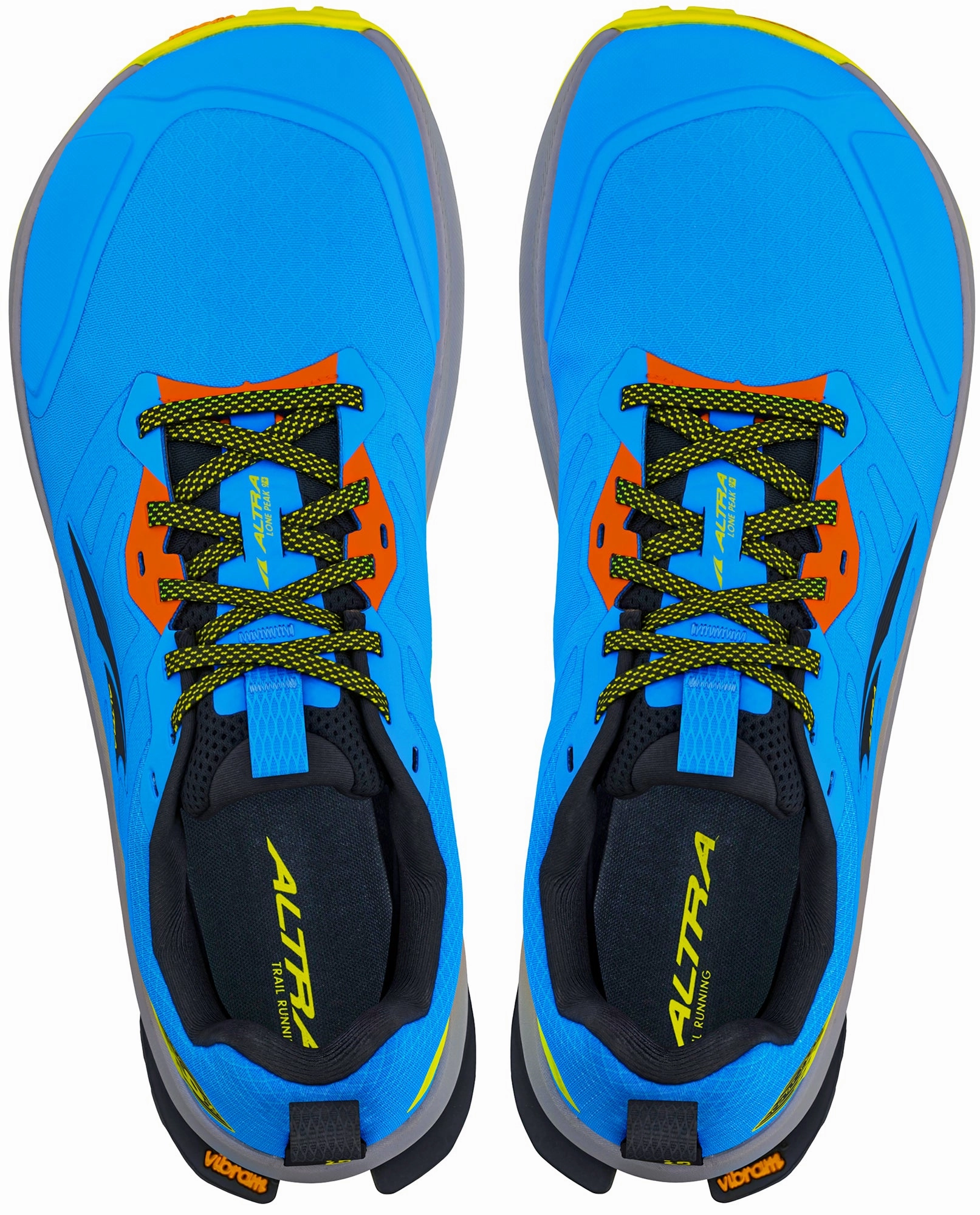 Altra Lone Peak 9  Mens Trail Running Shoes - Blue Drawstring Gym Bag With Shoe Pocket