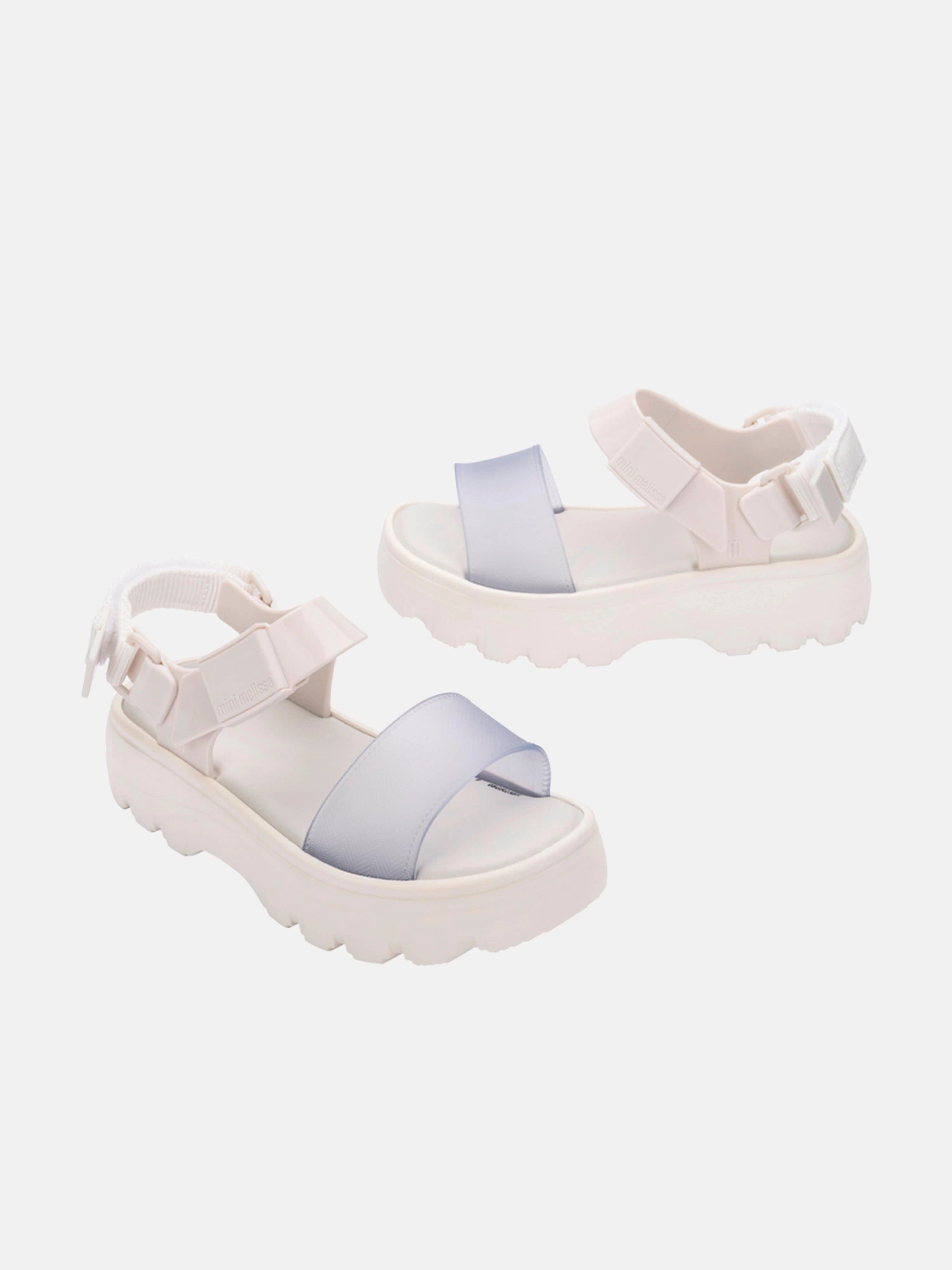 Girls Kick Off Sandals in White Minimalist Vibe, Designer Leather Handbag For Women