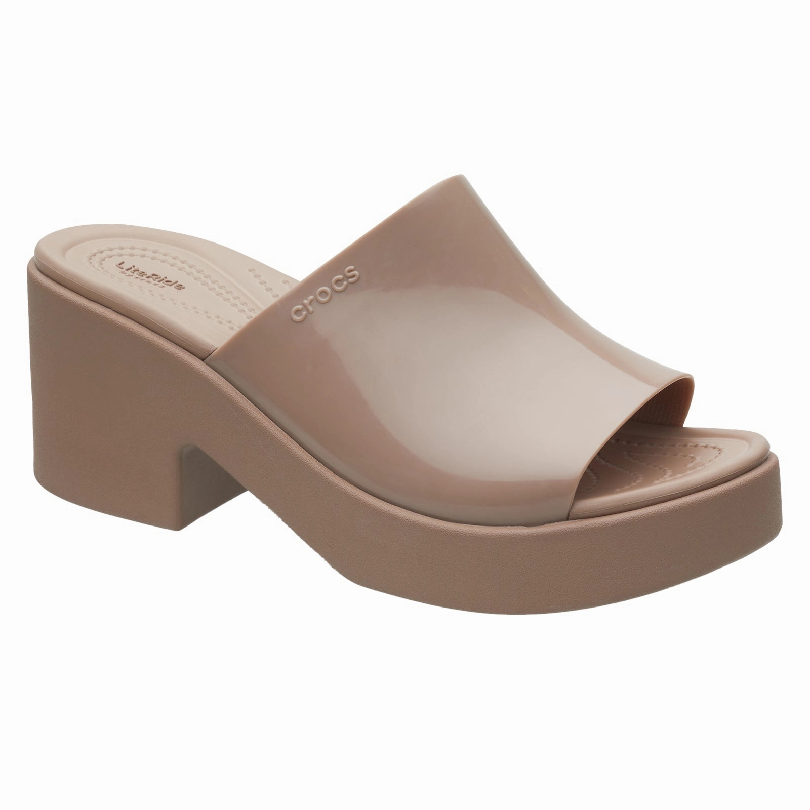 Secure Pocket, Anti-Slip Grip, Space-Saving Women's Crocs 209709 Brooklyn Sandals