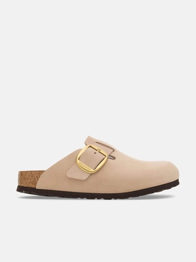 Loyal Customer Perk BIRKENSTOCK Boston Big Buckle Clogs in Beige Display item discount Engineered To Perform, Claim Your Style