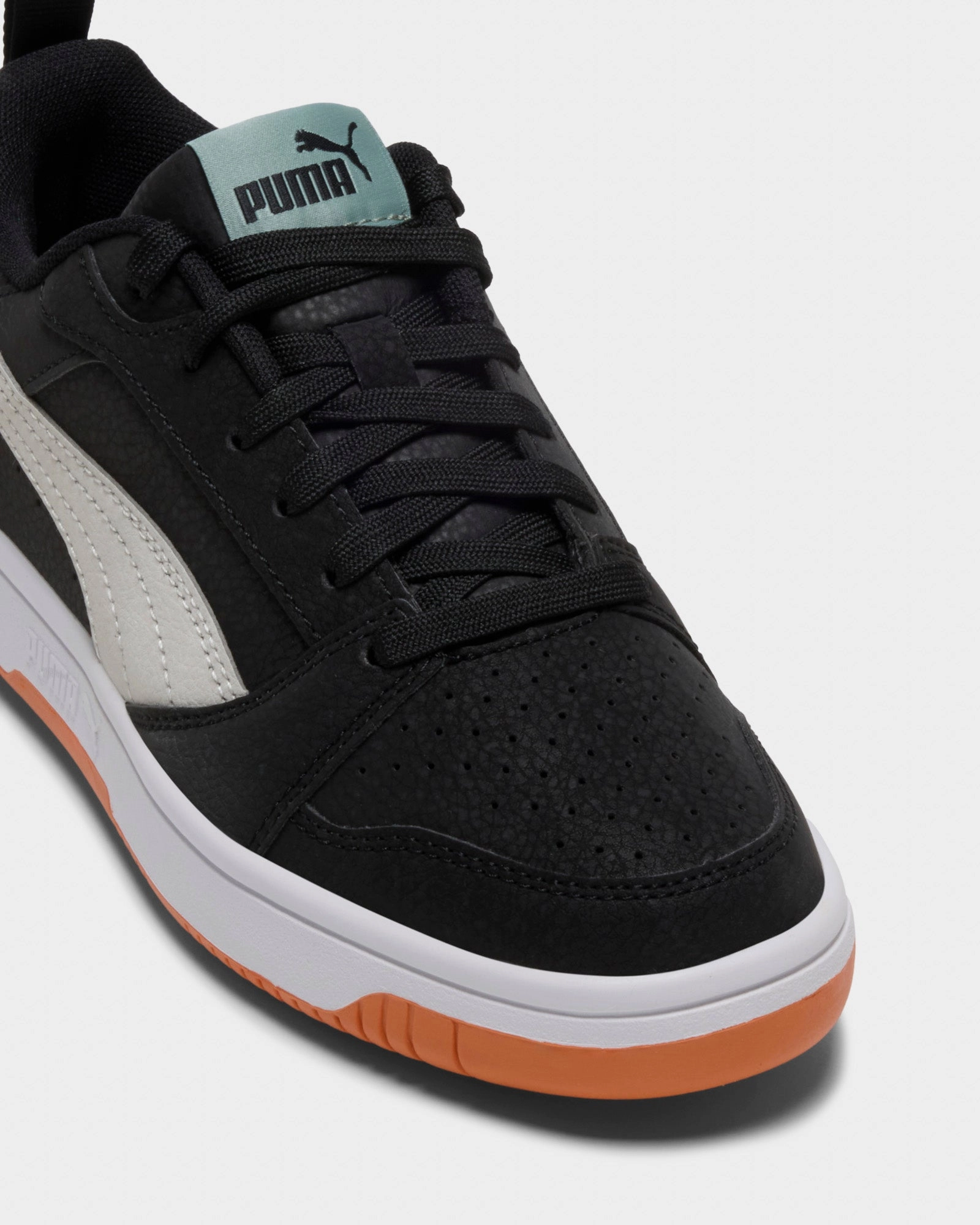 Minimalist Design Rebound V6 Lo Mid 90s Jnr Black/Grey Faux Leather