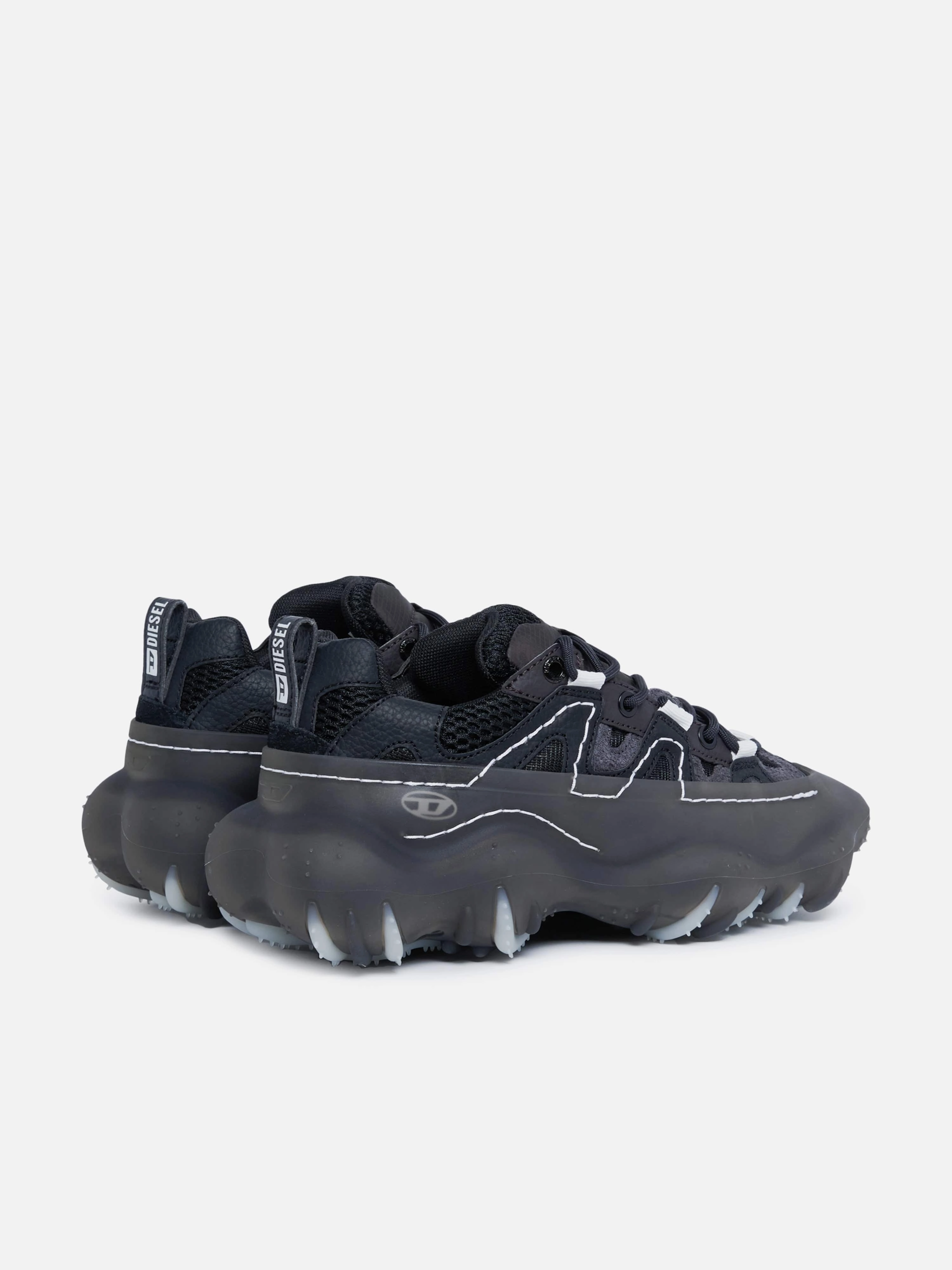 Felt Diesel Kids S-Prototype P1 Trainers in Black Eco-Friendly