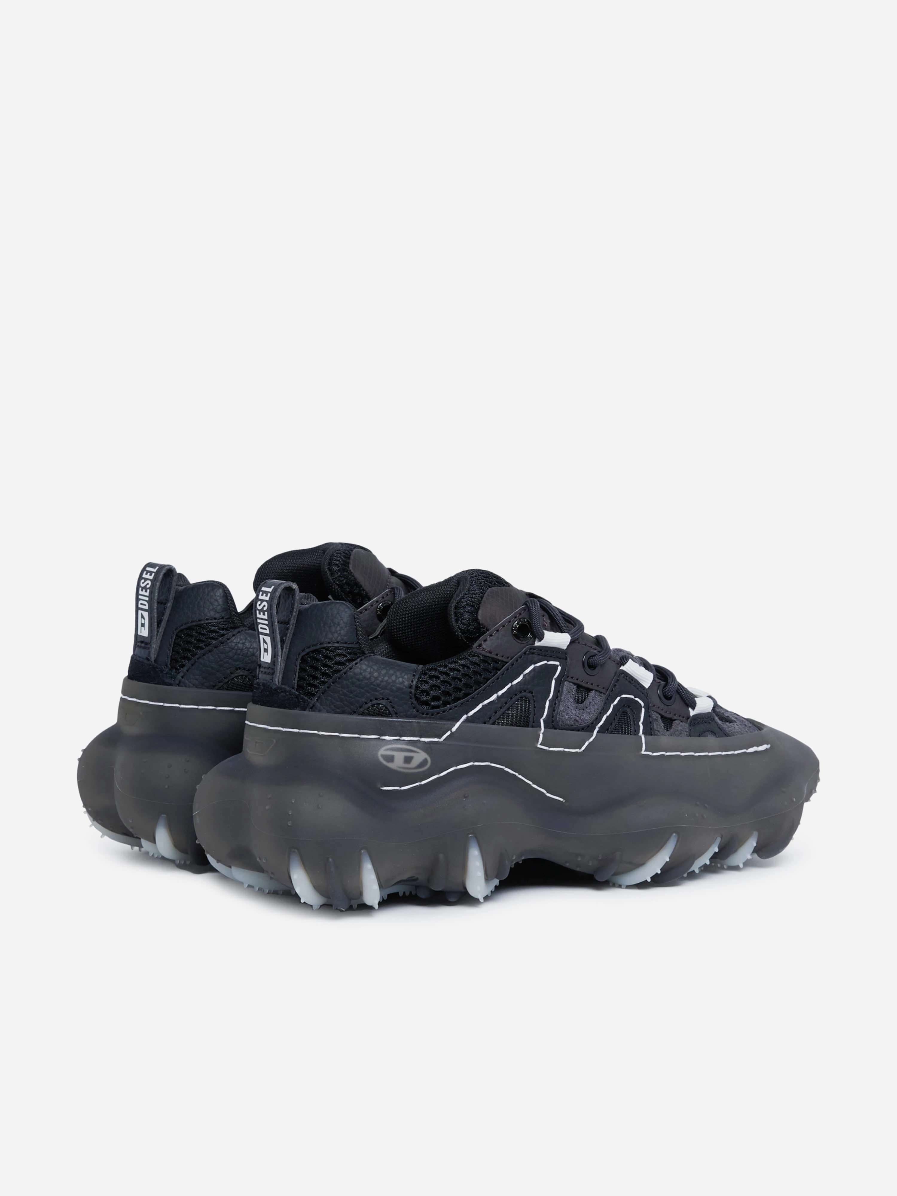 Textile Diesel Kids S-Prototype P1 Trainers in Black