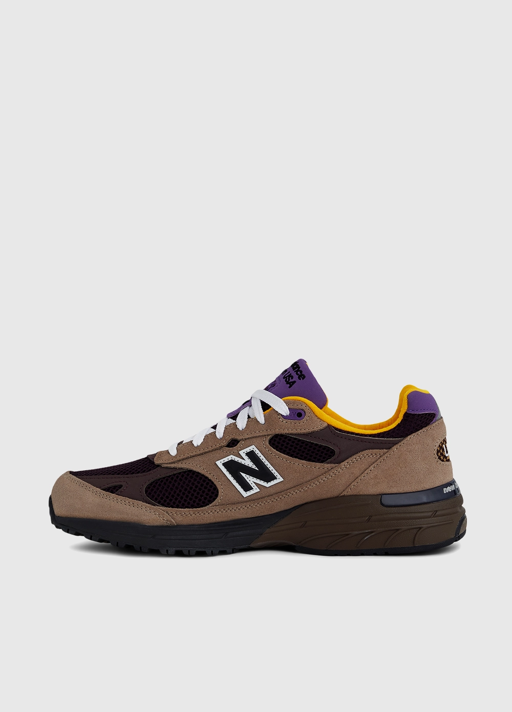 MADE in USA 993 'Mushroom Midnight Violet' Sneakers Shop The Look, Now Trending