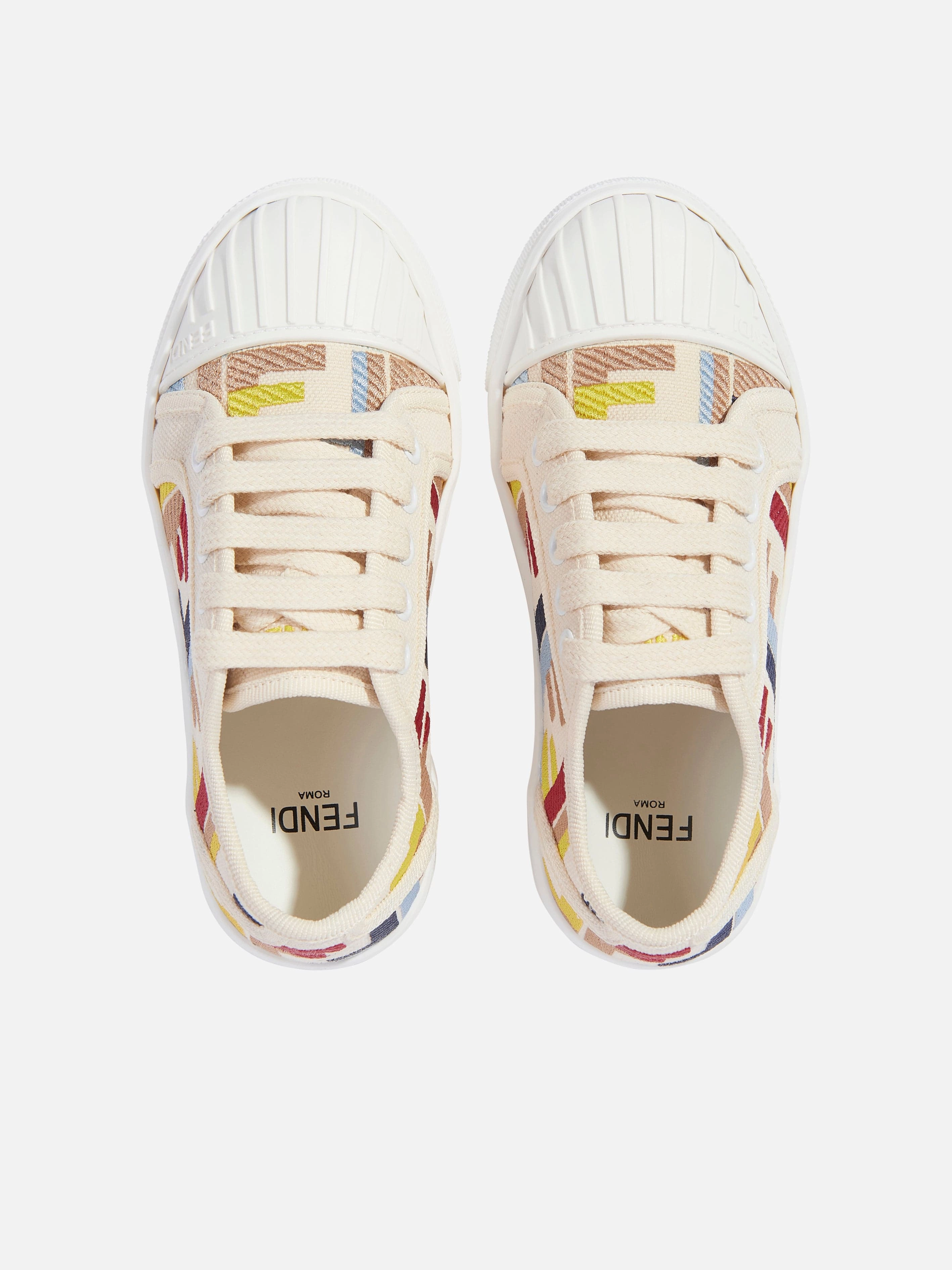 Crafted For You, Upgrade Your Essentials, Your Daily Essential Kids FF Logo Trainers in Multicolour