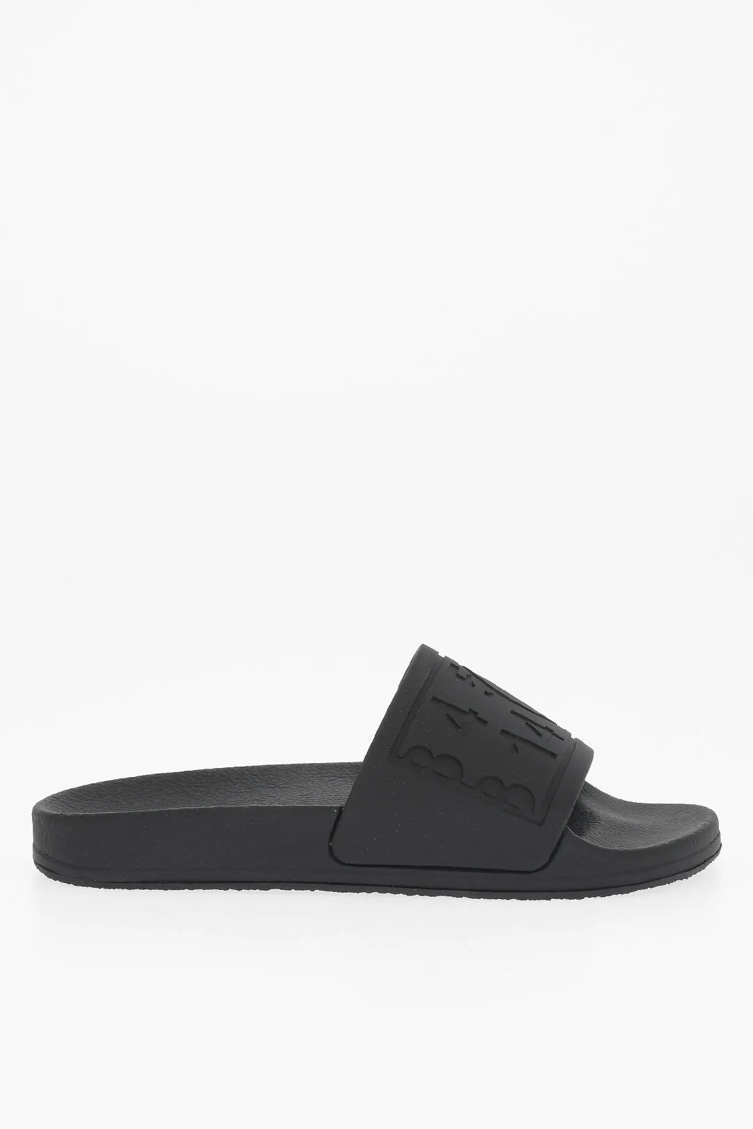 Maison Margiela Mm6 Solid Color Slides With Embossed Logo