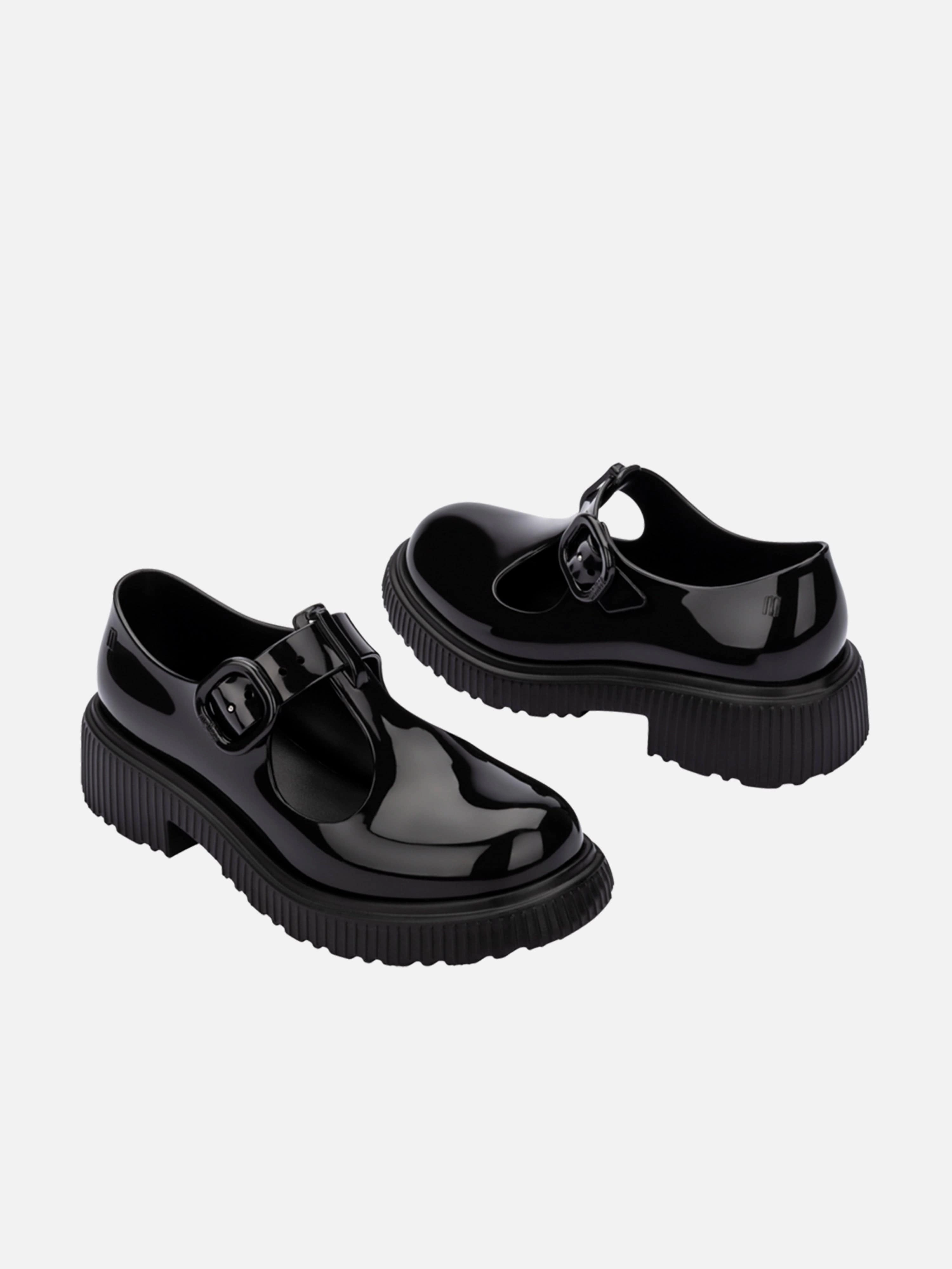 Check It Out Mini Melissa Girls Jackie Shoes in Black