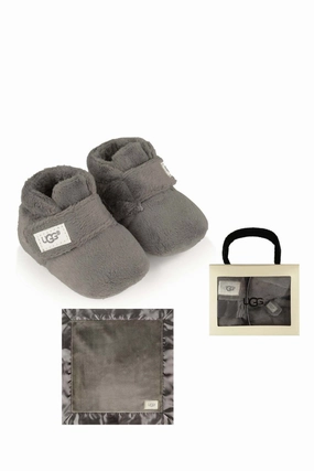 Portable & Rechargeable, Premium Travel Backpack Member discount UGG Baby Bixbee And Lovey Gift Set in Grey Customer-Loved Pick
