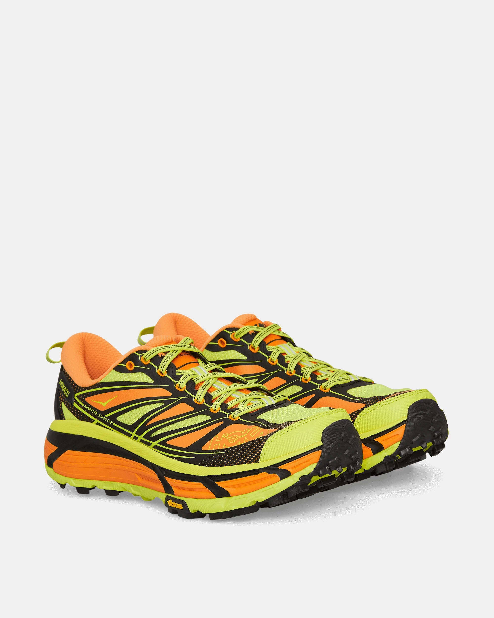 Chain Strap Mafate Speed 2 Sneakers Electric Tangerine / Citrus Clutch With Magnetic Snap Closure