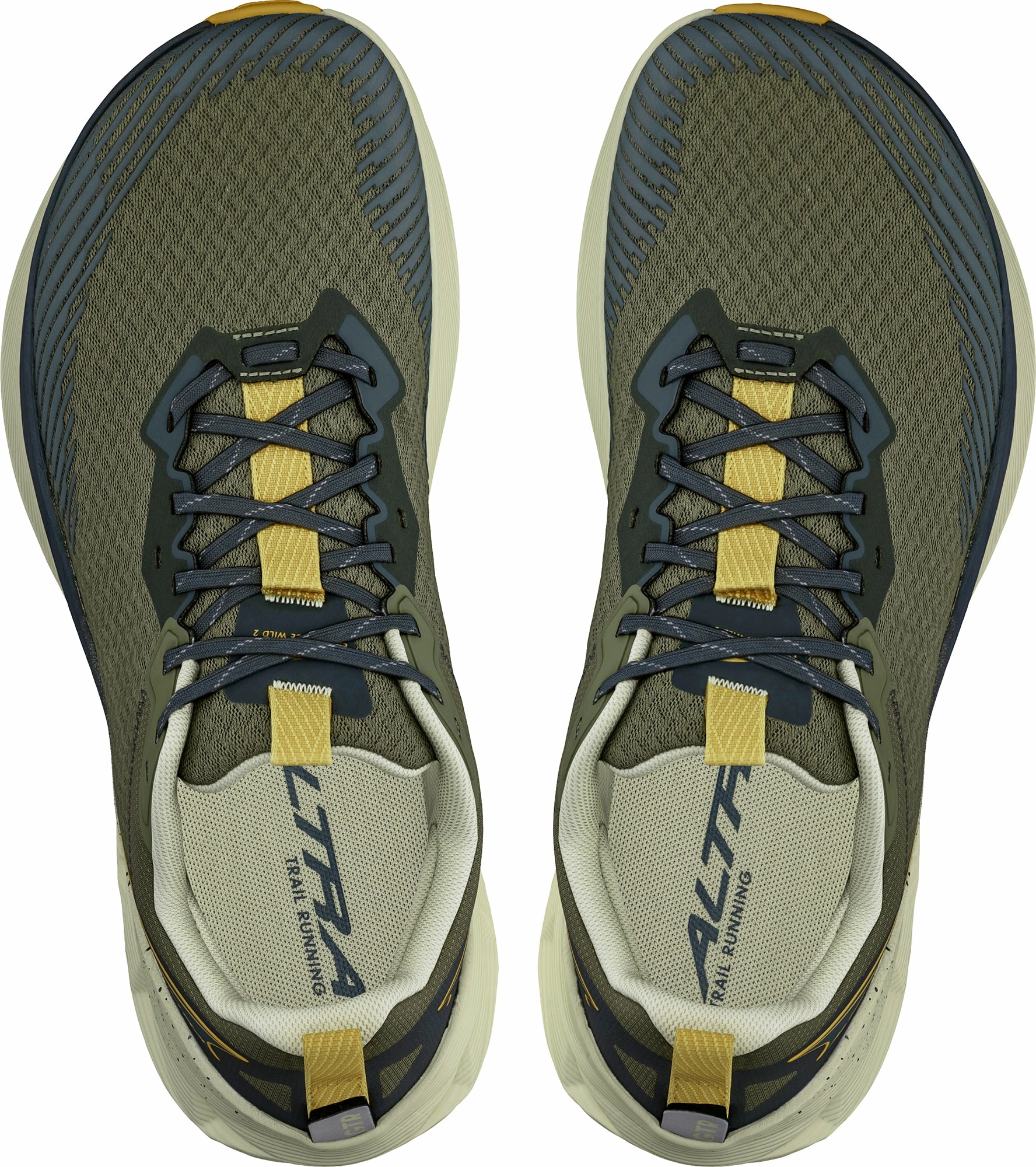 Smooth Finish Altra Experience Wild 2 Mens Trail Running Shoes - Green Suede