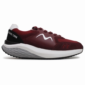 Travel-Friendly Member Special MBT Soho 1996 Leather Women's Jester Red Comfort Trainers Steal of a deal Embossed Leather
