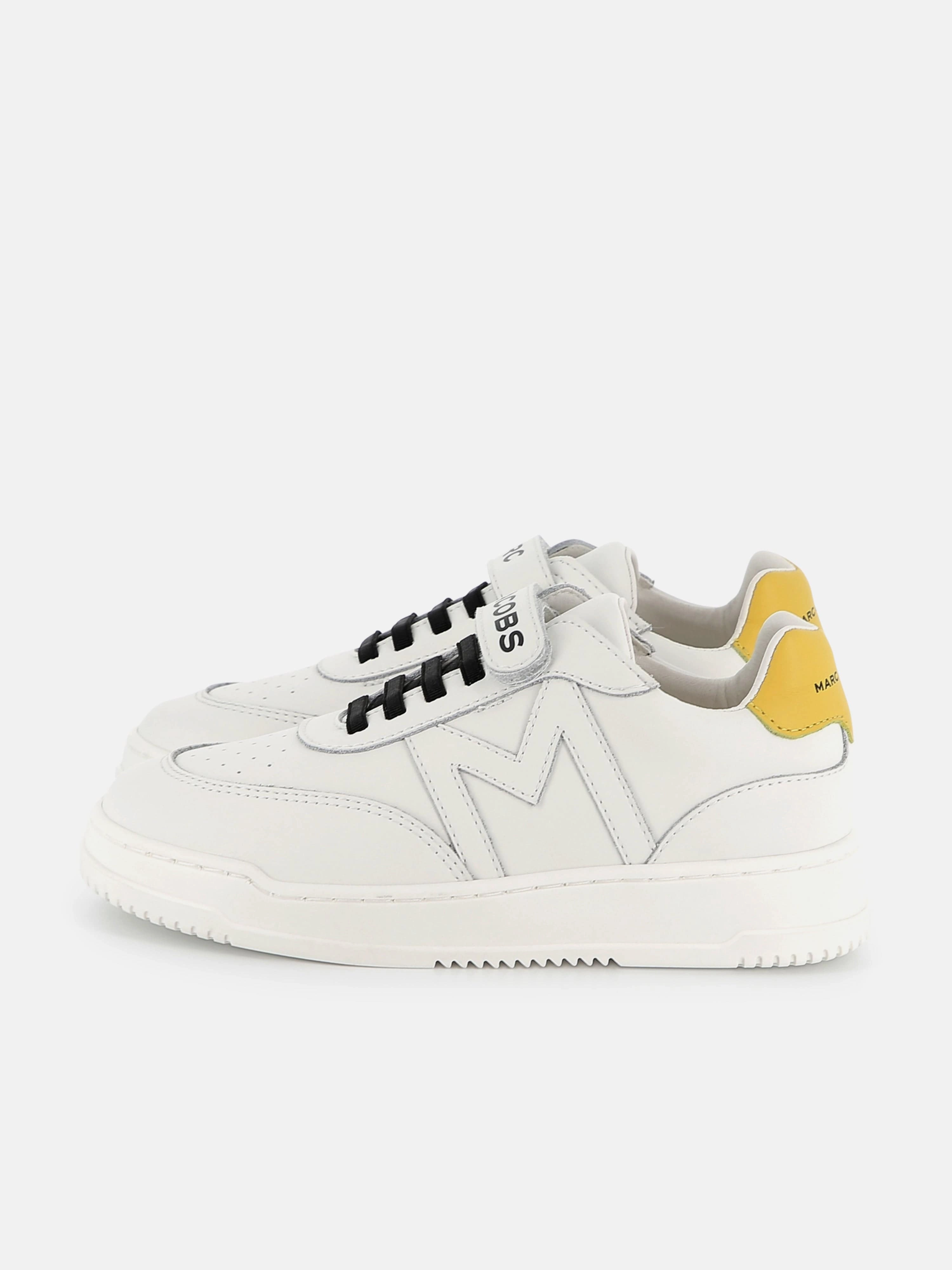 Men's style special Kids Leather Logo Trainers in White Pastel color offer Looks That Wow, Just Dropped, Pastel Pink Mini Handbag