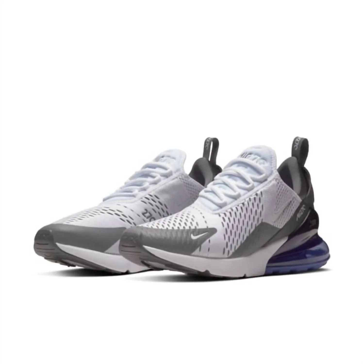 Men's Air Max 270 Sneakers In White/white Persian Violet