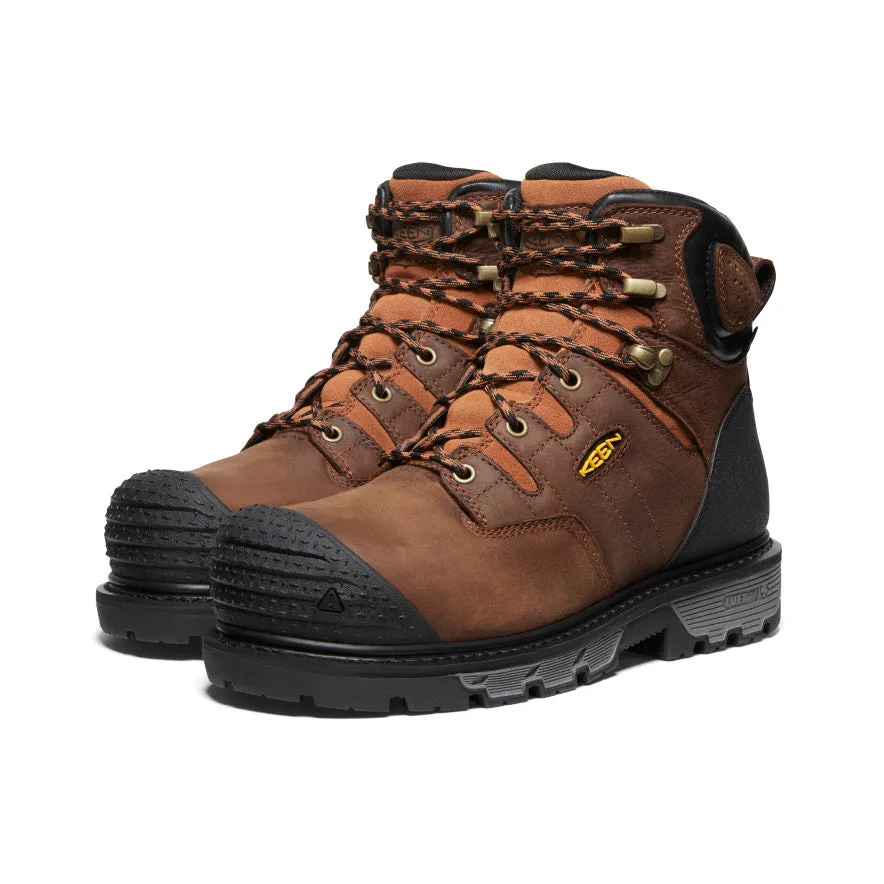 Men's Camden 6" Waterproof Boot (Carbon Toe)  |  Leather Brown/Black