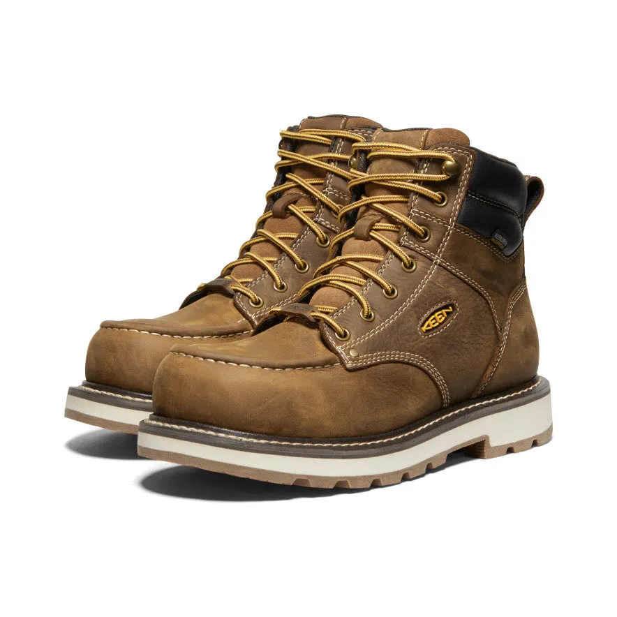 Men's Cincinnati 6" Waterproof 90 Heel Boot (Carbon Toe)  |  Belgian/Sandshell