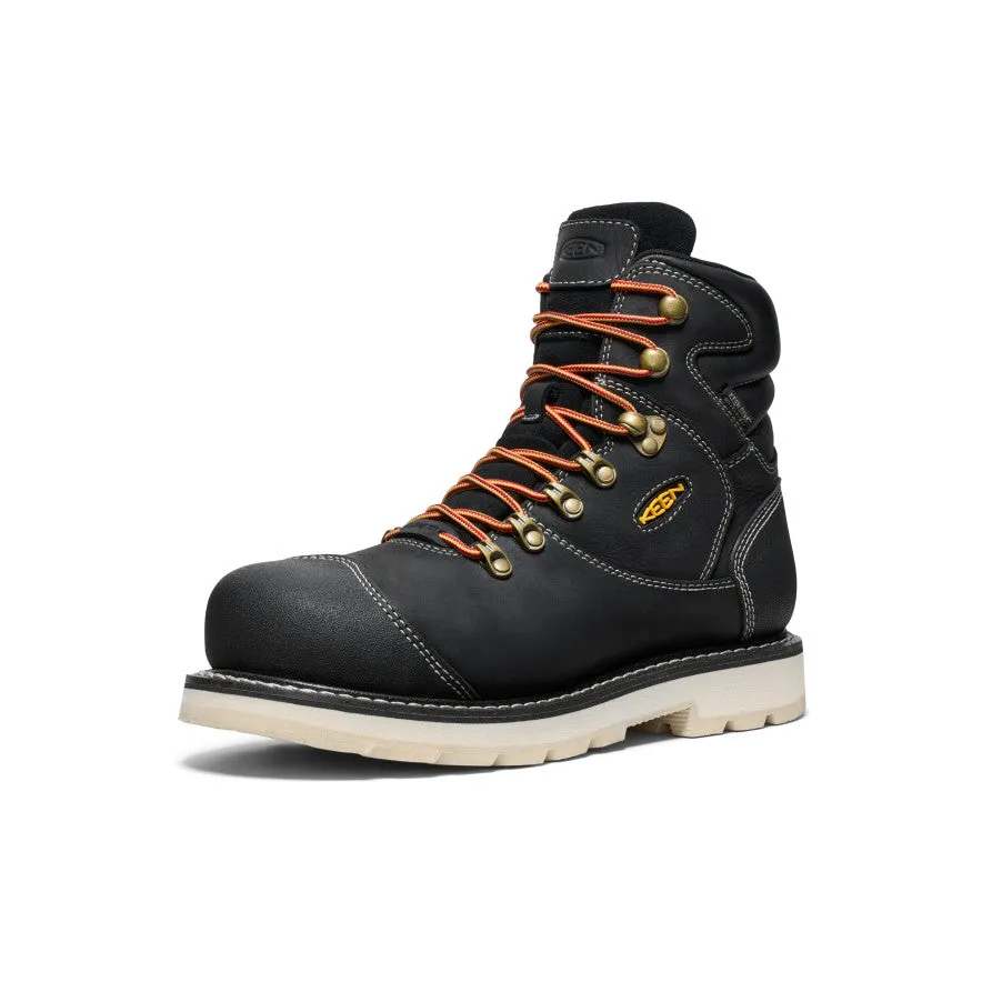 Men's Cincinnati  6" Waterproof 90 Heel Boot (Carbon Toe)  |  Black/Sandshell