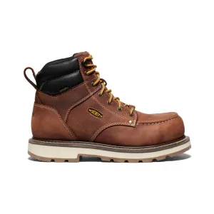 Men's Cincinnati 6" Waterproof 90 Heel Boot (Carbon Toe)  |  Tuscan Red/Sandshell