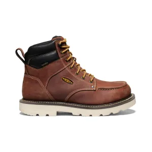 Men's Cincinnati 6" Waterproof 90 Heel Boot (Soft Toe)  |  Tuscan Red/Sandshell