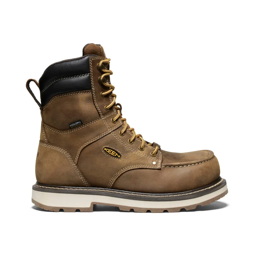Men's Cincinnati 8" Waterproof 90 Heel Boot (Carbon Toe)  |  Belgian/Sandshell