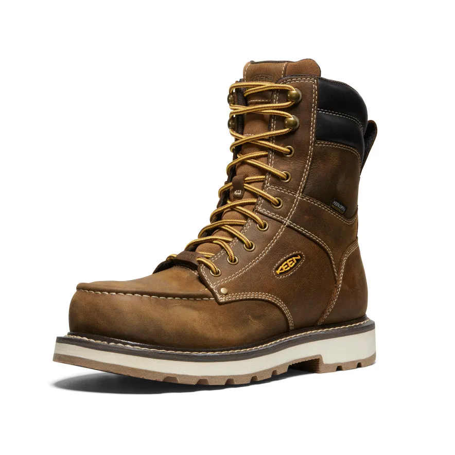 Men's Cincinnati 8" Waterproof 90 Heel Boot (Carbon Toe)  |  Belgian/Sandshell