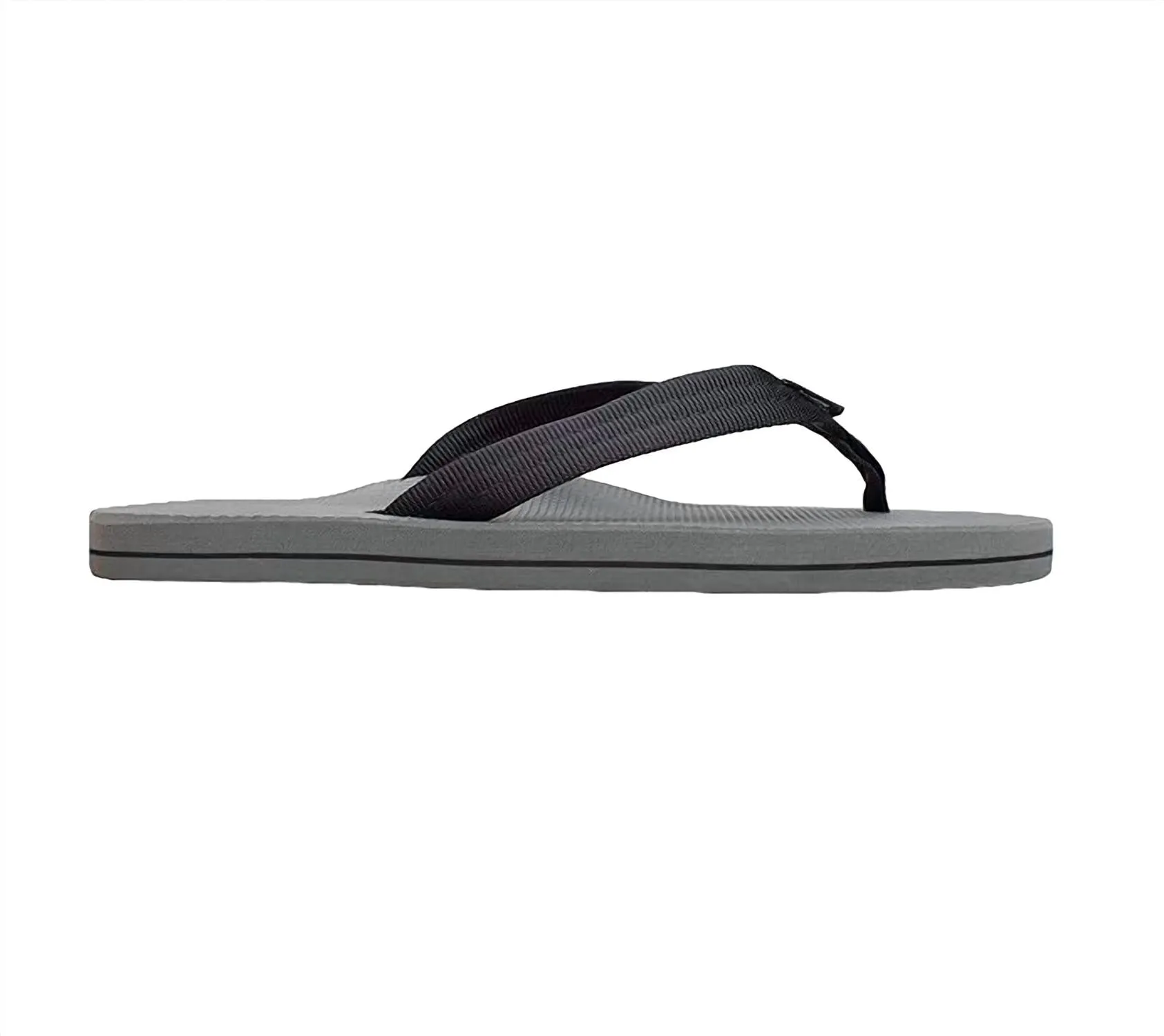 Men's Classic Rubber Sandal In Black/grey