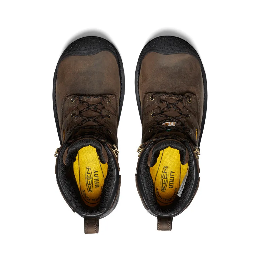 Men's CSA Camden 6" Waterproof Boot (Carbon Toe)  |  Dark Earth/Black