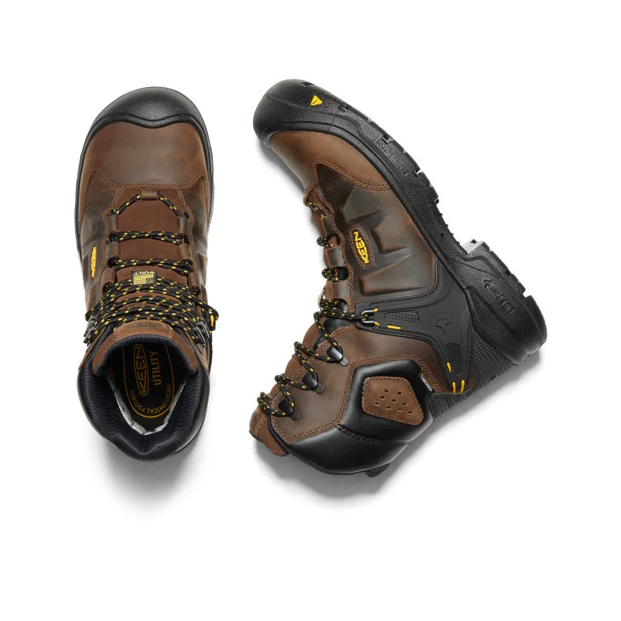 Men's Dover 8" Insulated Waterproof Boot (Carbon Toe)  |  Dark Earth/Black
