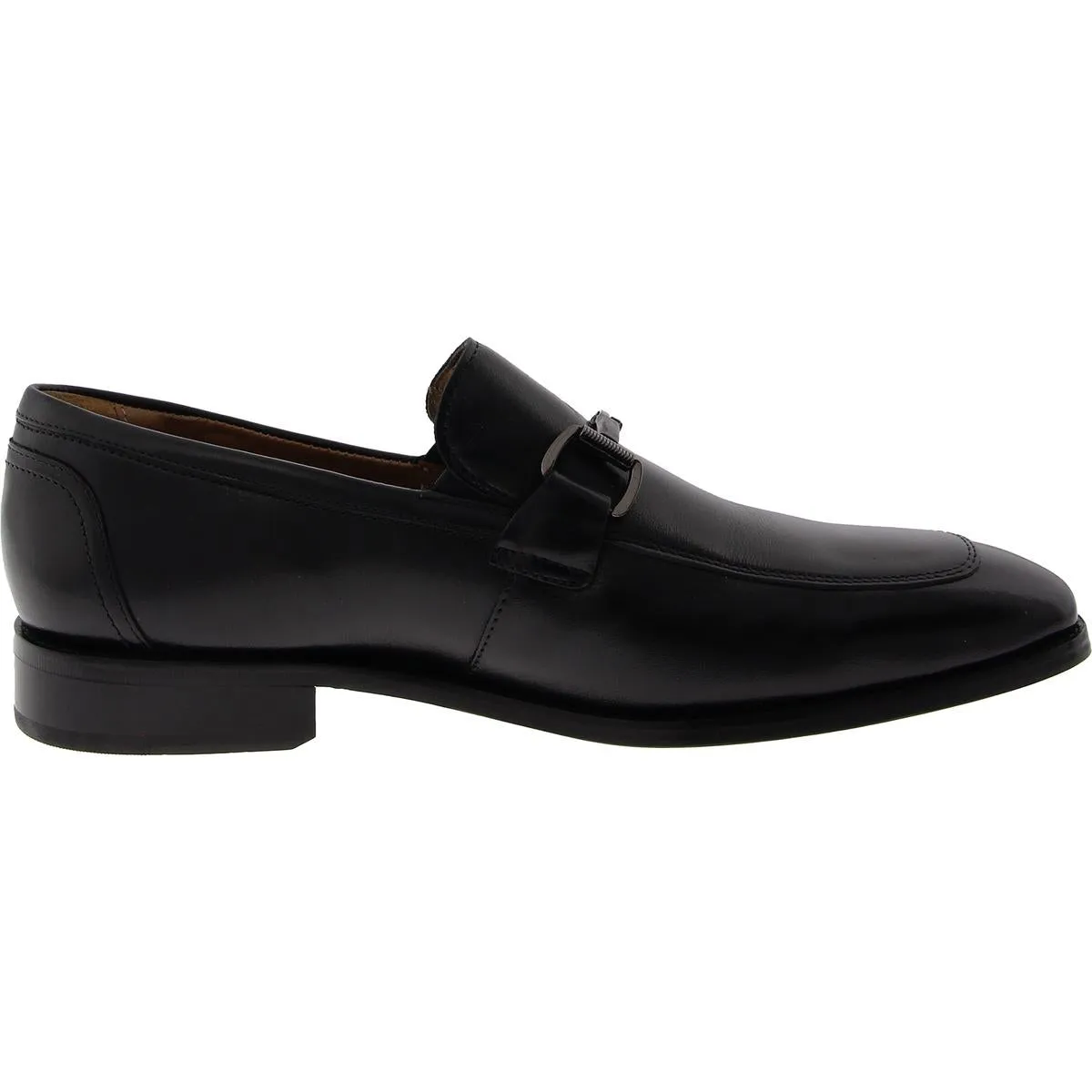 Mens Embellished Leather Loafers