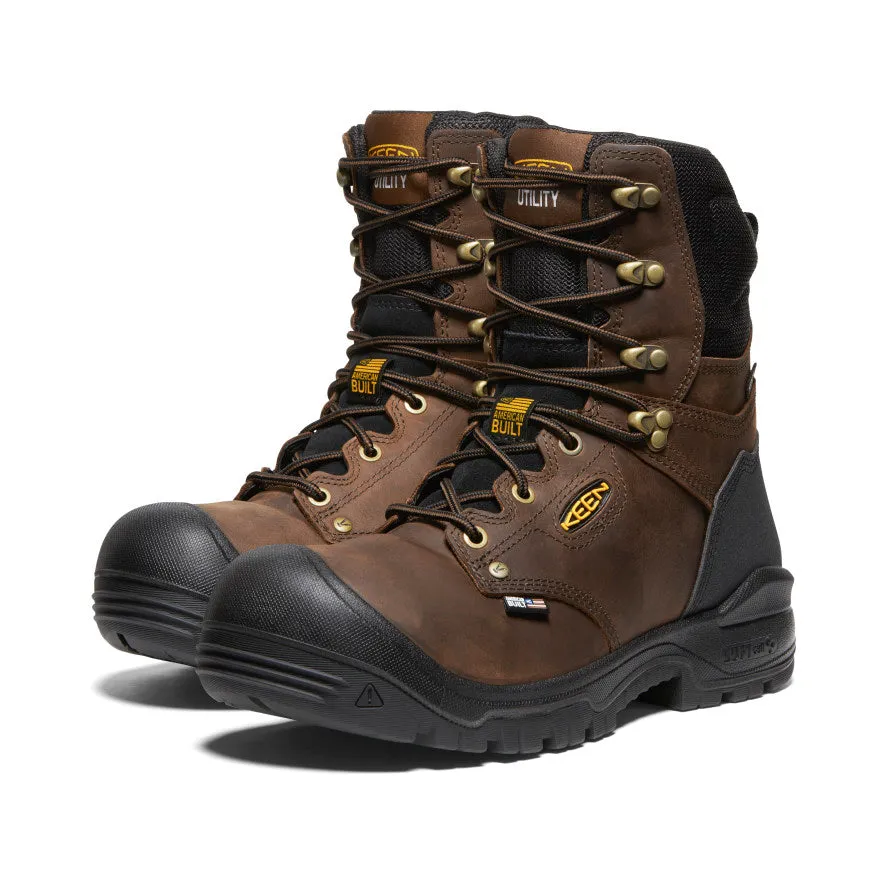Men's Independence 8" Waterproof Boot (Soft Toe)  |  Dark Earth/Black