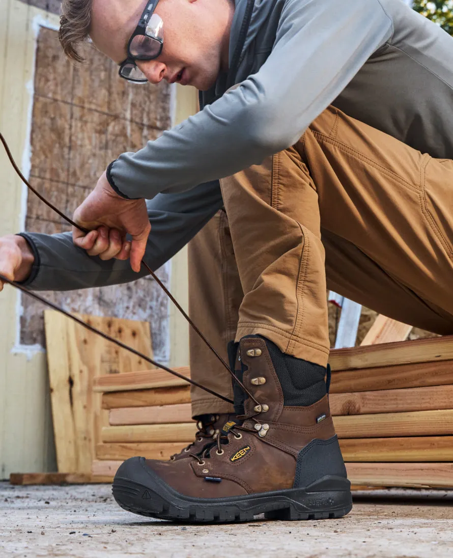Men's Independence 8" Waterproof Boot (Soft Toe)  |  Dark Earth/Black