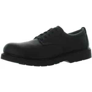 Mens Leather Comfort Work & Safety Shoes