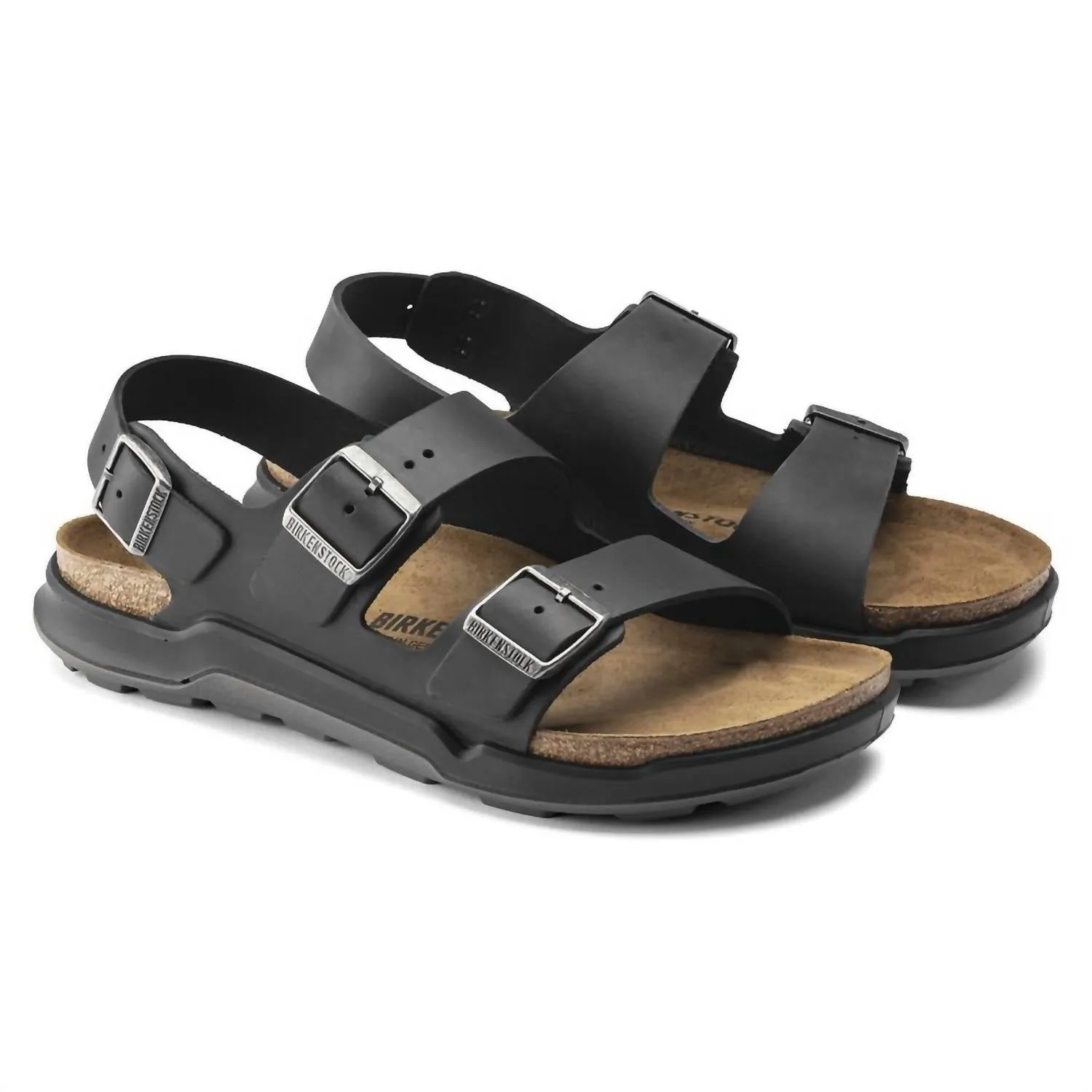Men's Milano Rugged Sandals In Black