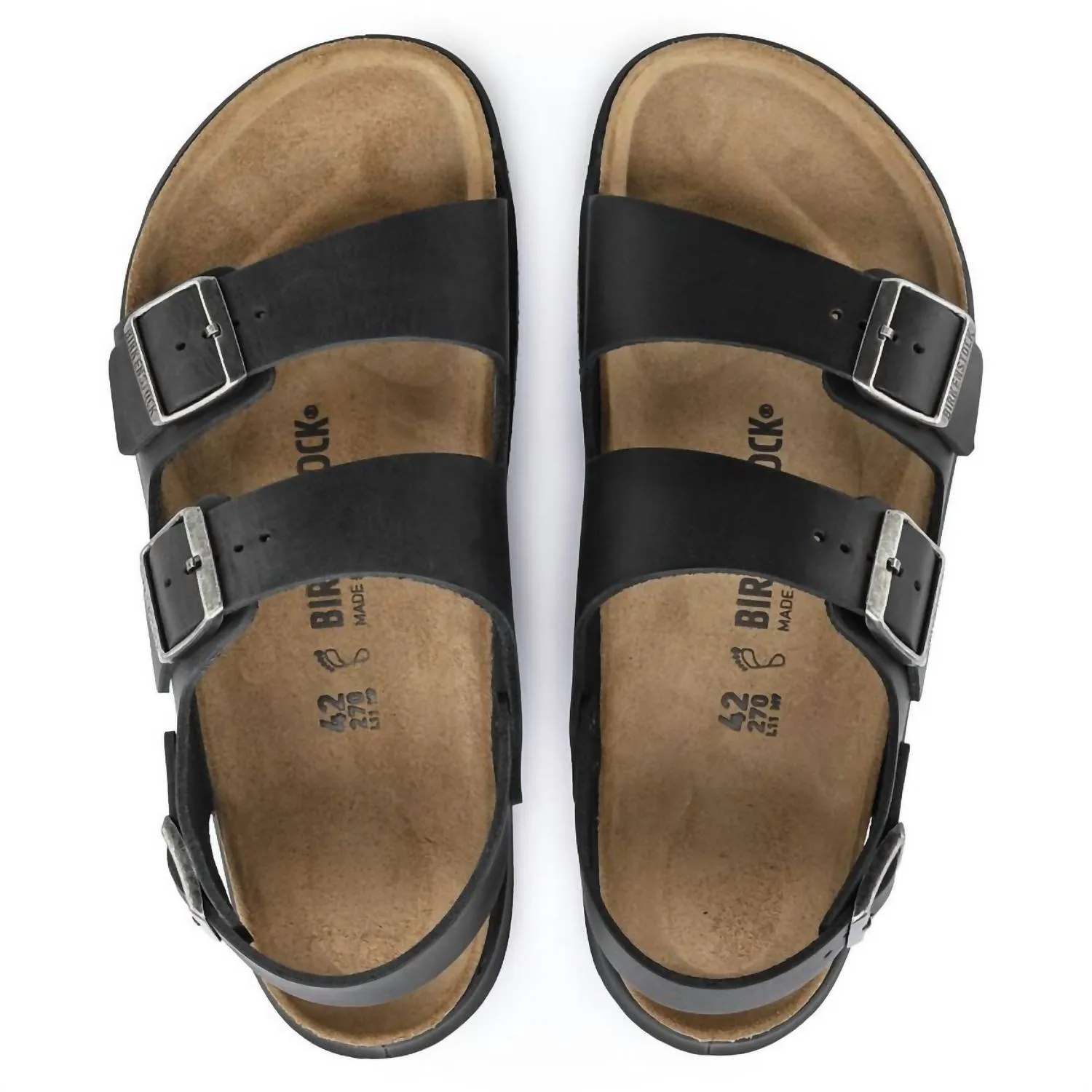 Men's Milano Rugged Sandals In Black