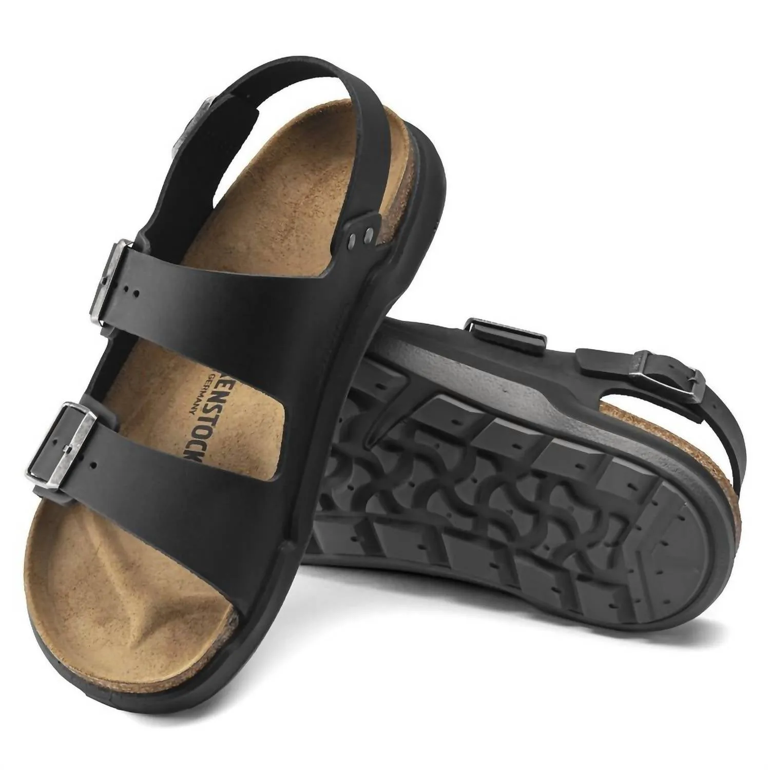 Men's Milano Rugged Sandals In Black