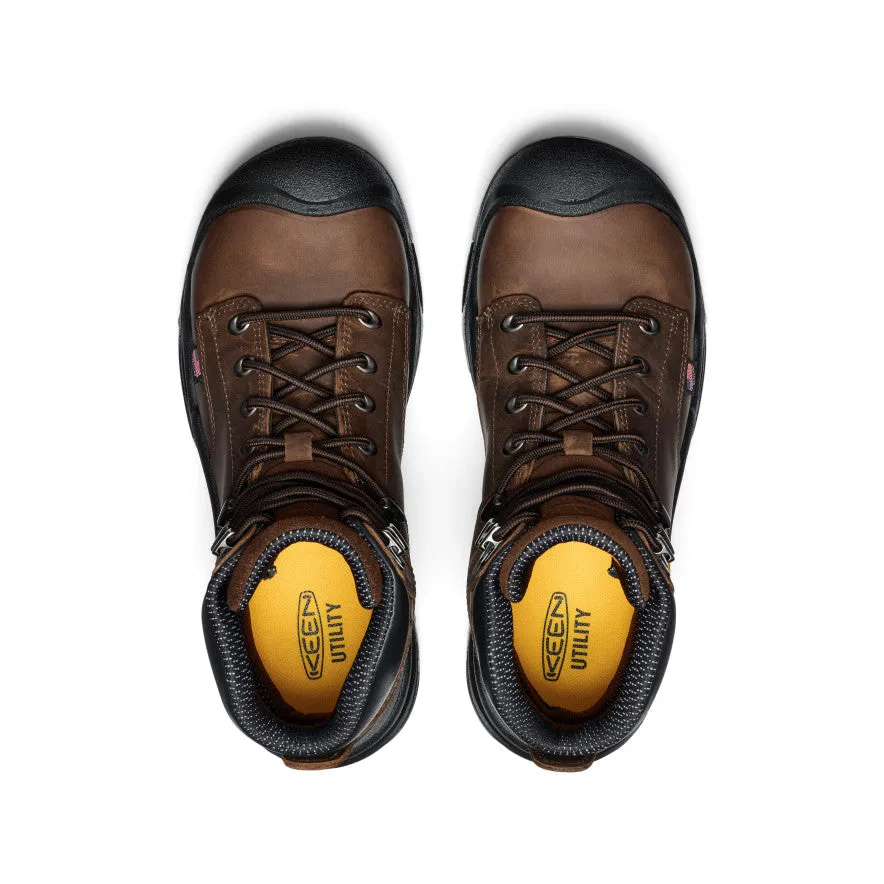 Men's Mt Vernon II 6" Waterproof Boot (Steel Toe)  |  Dark Earth/Black