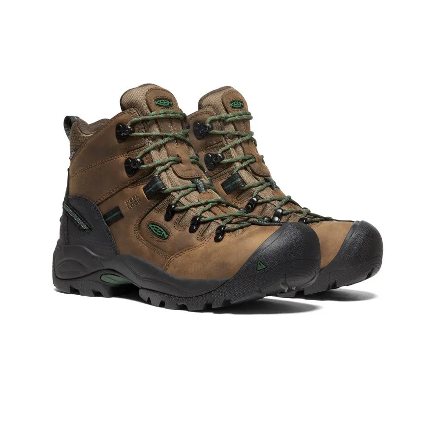 Men's Pittsburgh Energy 6" Waterproof Boot (Carbon Toe)  |  Cascade Brown/Greener Pastures