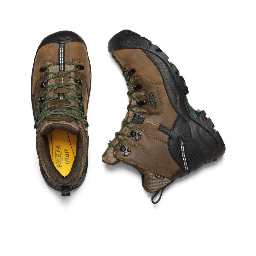Men's Pittsburgh Energy 6" Waterproof Boot (Carbon Toe)  |  Cascade Brown/Greener Pastures