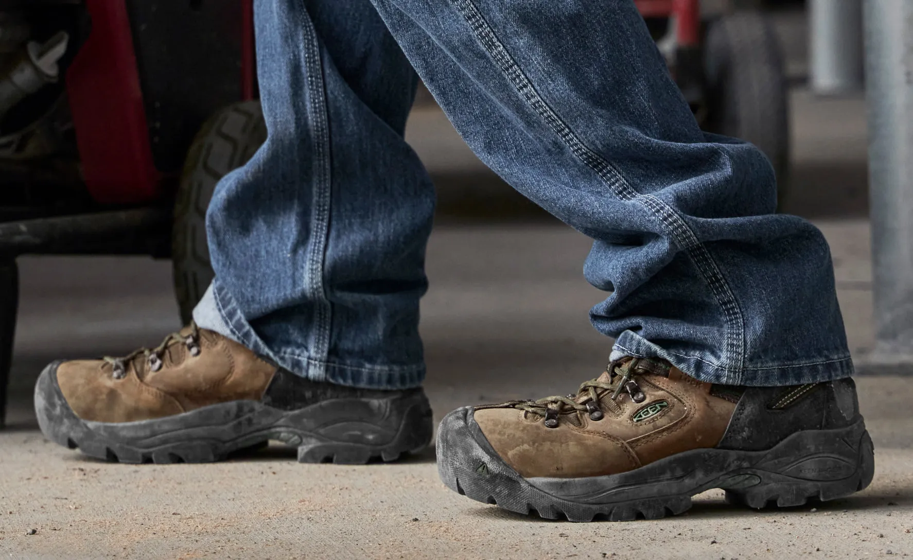 Men's Pittsburgh Energy 6" Waterproof Boot (Soft Toe)  |  Cascade Brown/Greener Pastures