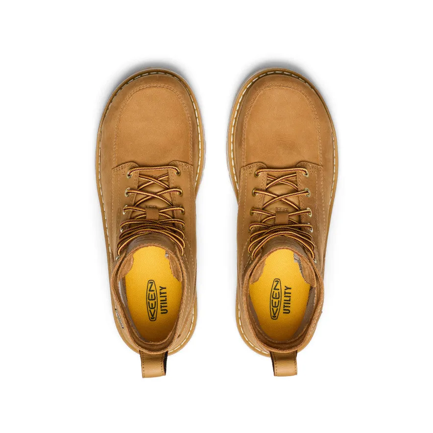 Men's San Jose 6" Waterproof 90 Heel Boot (Aluminum Toe)  |  Bistre/Gum