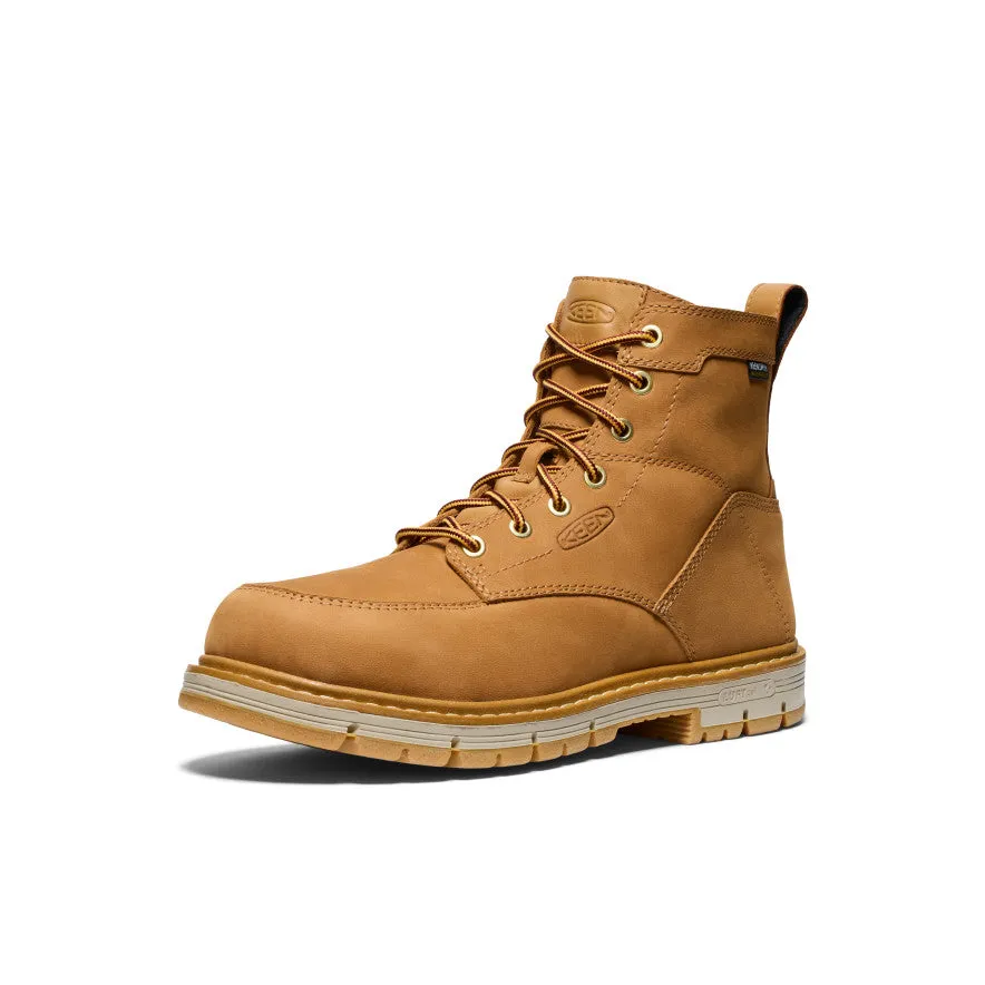 Men's San Jose 6" Waterproof 90 Heel Boot (Soft Toe)  |  Bistre/Gum
