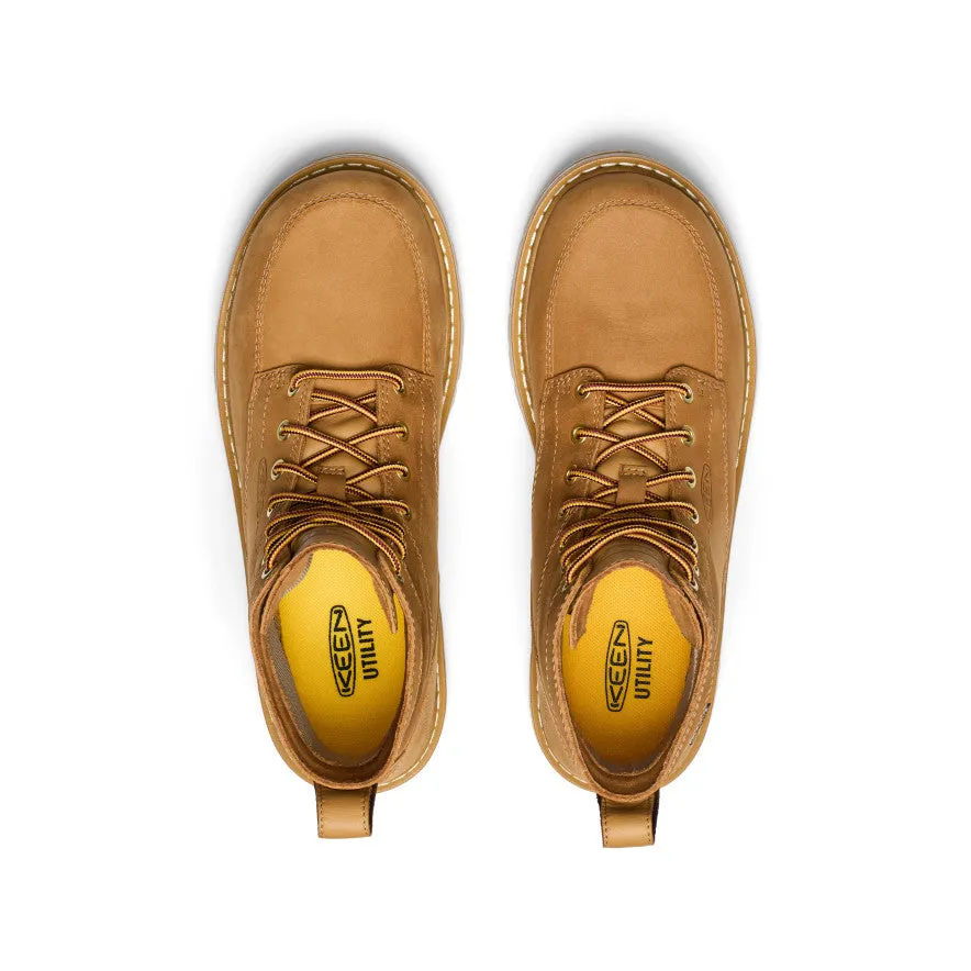 Men's San Jose 6" Waterproof 90 Heel Boot (Soft Toe)  |  Bistre/Gum