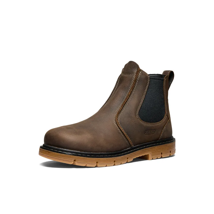 Men's San Jose Chelsea 90 Heel Boot (Aluminum Toe)  |  Cascade Brown/Gum
