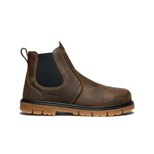 Men's San Jose Chelsea 90 Heel Boot (Aluminum Toe)  |  Cascade Brown/Gum