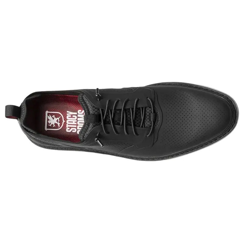 Mens Synchro Plain Toe Elastic Lace